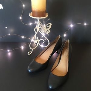 Corso Como matte black 2.5” heal pumps